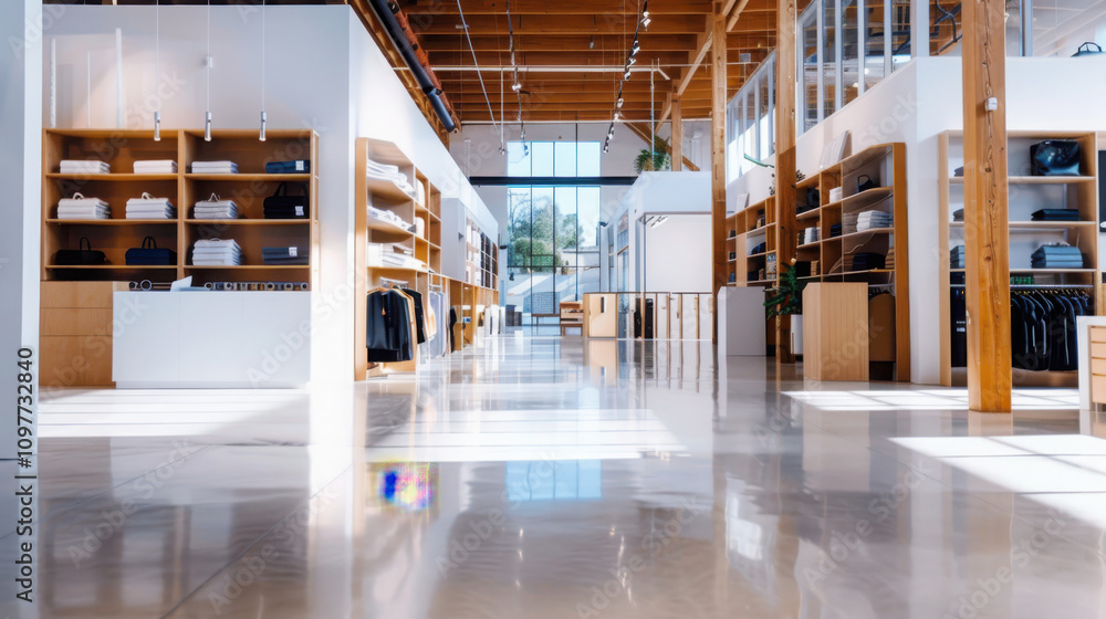 Poster synchronized shopping experience online store interface and physical display retail environment dual
