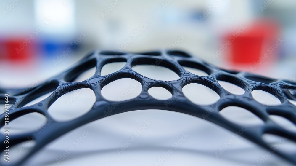 Aufkleber engineering prototype design closeup modern workshop technology showcase