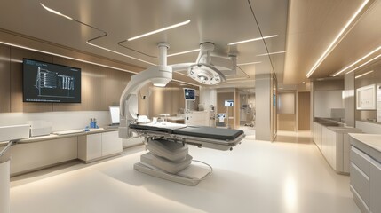 Modern Surgical Room with Advanced Medical Equipment