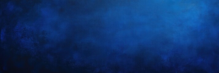 Obraz premium 青い背景が生み出す静かな雰囲気と深みのある色合いが印象的な作品