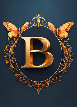 Beautiful Alphabet B logo, logo for your online accessories store for women 