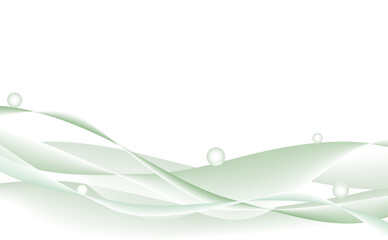 光とウェーブ模様の抽象的イラスト背景