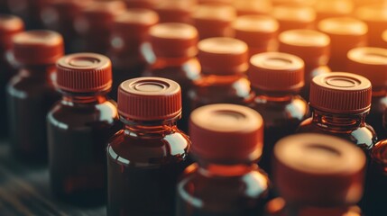 Blood samples in labeled vials laboratory photography indoor close-up