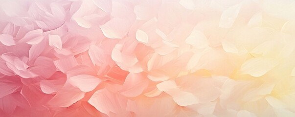Soft light effect on a gradient of blush pink and pale yellow