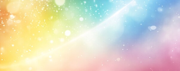 Soft light effect on a pastel rainbow gradient