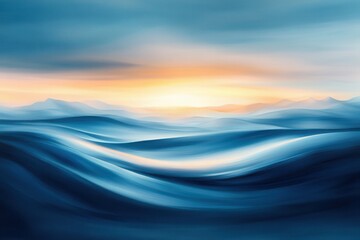 Vibrant Abstract Waves in Expansive Digital Style