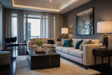 Fototapeta premium Modern living room