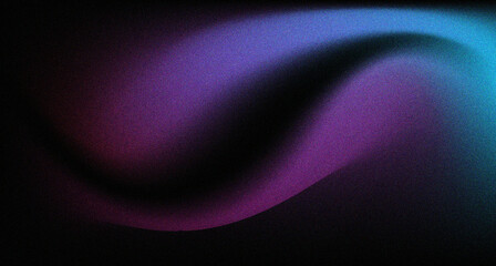 Dark Blue Purple grainy Gradient Abstract Background for Design