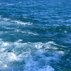 A photo of the blue sea, calmness, and beauty. It was taken by me.	