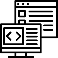 Fototapeta premium Backend Icon