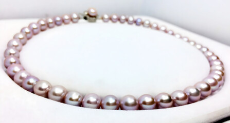 The Perfect-Round Lavender Freshwater Pearl Necklace