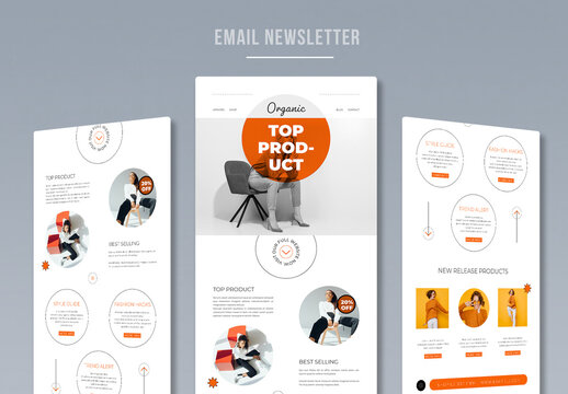 Modern Email Newsletter Design