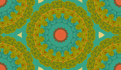 Spiritual Energy Mandala.pattern, flower, seamless, vector, 