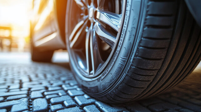 Getting your car's wheels aligned ensures they point in the right direction. Sensors on the tires help with this process. The garage uses electronic equipment to balance the wheels for a smooth ride.