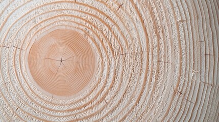 Fototapeta premium Natural Wood Texture Cross Section Tree Rings Organic Background Wooden Slice Pattern