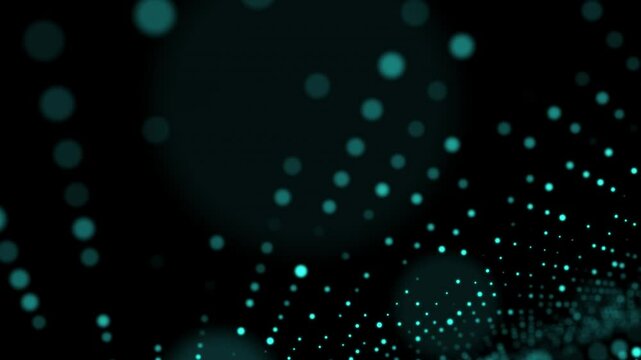 Modern abstract 3d Spinning Dotted Lines Background 