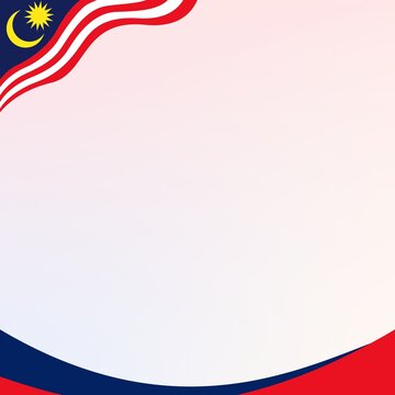 Background with copy space area for Independence Day of Malaysia or any event in Malaysia. Suitable to place on content with that theme.