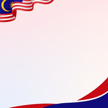 Background with copy space area for Independence Day of Malaysia or any event in Malaysia. Suitable to place on content with that theme.