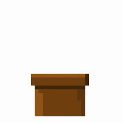 flower pot in pixel art