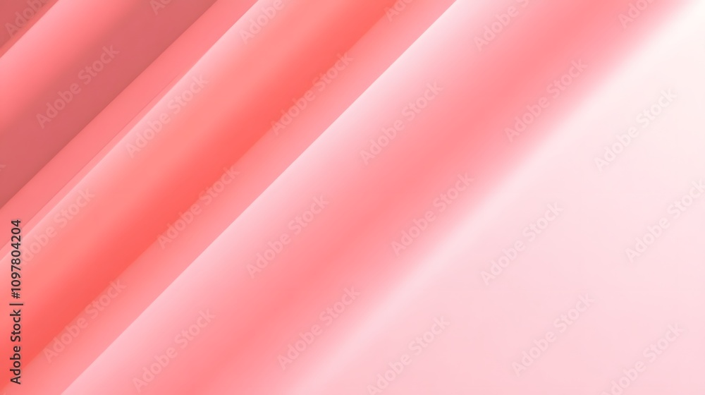 Aufkleber a smooth gradient of soft pink hues creating a calming visual effect.