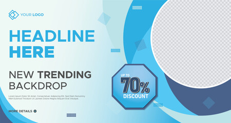 New Trend Business Presentation Slides Background Template. Geometrical Shape Corporate Business Web Banner. Innovative Layouts and Creative Backdrop for Header, Slides, Flyer, Invitation Cover