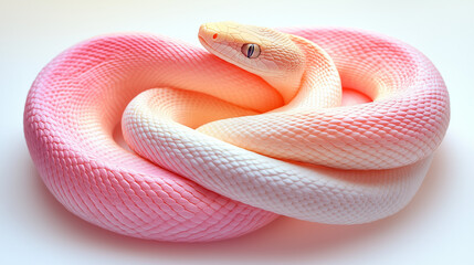 Fototapeta premium close up of a red snake