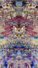 Abstract art background . Hand painting artwork on canvas .