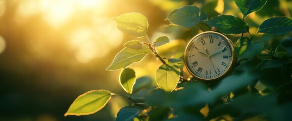 Time Passing Through Nature's Embrace