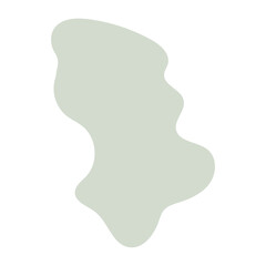 abstract blobs dull green for background