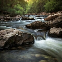 Fototapeta premium waterfall in the mountains