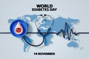 Global awareness and prevention of diabetes on November 14th.