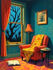 cute sofa and pillows