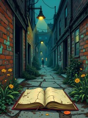 old book in the town