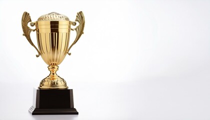 Excellence Honored: Luxurious Gold Trophy in Elegant Design"