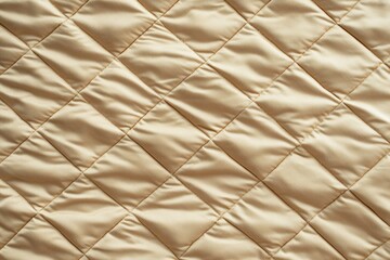 Creating Luxurious Spaces Quilted Gold Fabric Background Interior Design Textile Art Glamorous Environment Close-Up View Elegant Concept