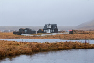 In the middle of the clouds