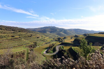 Der Texaspass bei Vogtsburg im Herbst