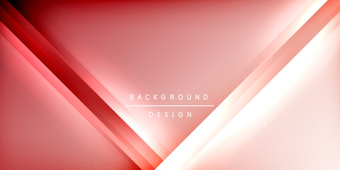 Fototapeta premium Bright lines background. Gradient geometric template wallpaper