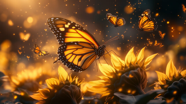 butterfly on the flower