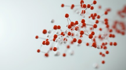 Protein structure model displayed on a digital screen, showcasing intricate molecular details and scientific research concepts.