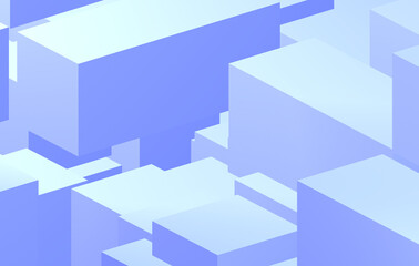 Abstract 3d Cubes box background wallpaper blue