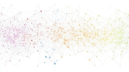 Neural Network Diagram on Light Background