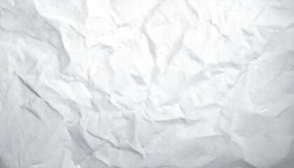 Obraz premium Crumpled White Paper Texture: Eco-Friendly Abstract Design Background