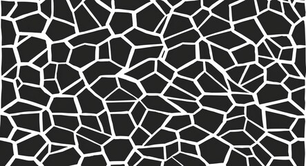 Fototapeta premium White Octagon pattern hand drawn design on Blue background illustration