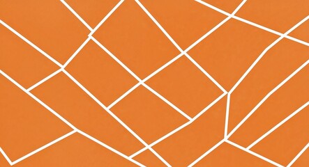 White Parallelogram pattern hand drawn design on Brown background illustration