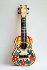 Obraz premium acoustic guitar isolated on white