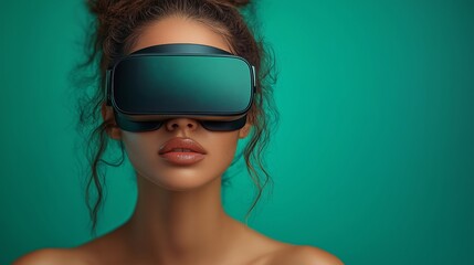 Fototapeta premium Exploring Virtual Reality Technology for Immersive Experiences