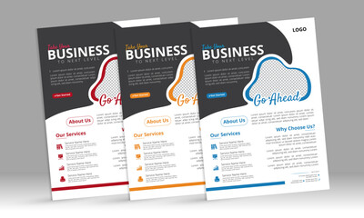 Brochure design template. Creative Modern cover, magazine, annual report, poster, book cover, pamphlet design template layout with picture in A4 size. Colorful flyer design template.