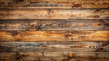 Obraz premium Rustic Wooden Plank Background A Textured Surface of Weathered Wood with Knots and Grain