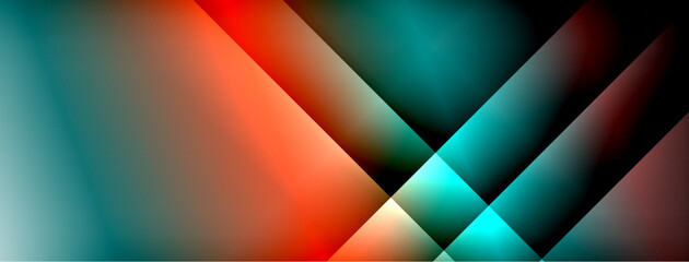 Obraz premium Light shadow lines dynamic gradient background